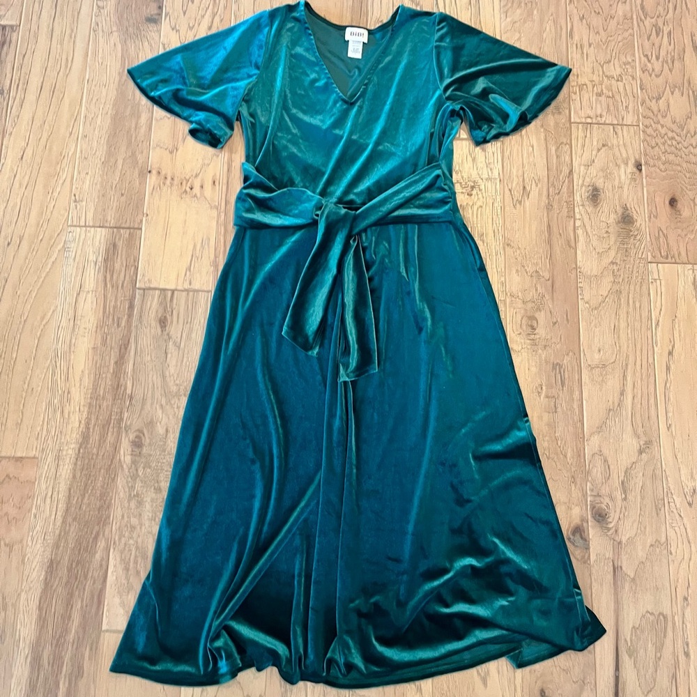 BiBi Teal Wrap Dress